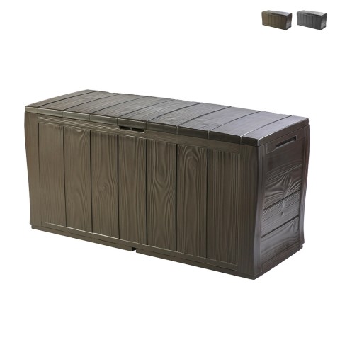 Outdoor storage chest with wheels Sherwood Keter Promotion
