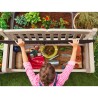 Garden bench outdoor storage container Eden Keter Price