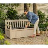 Garden bench outdoor storage container Eden Keter Buy