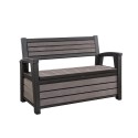 Hudson Keter K233781 outdoor garden storage bench On Sale