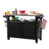 Keter K244200 2 door steel top barbecue cabinet Unity XL Offers