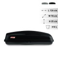 Universal Hard Roof Box for Car Roof Racks Nova 310 Promotion