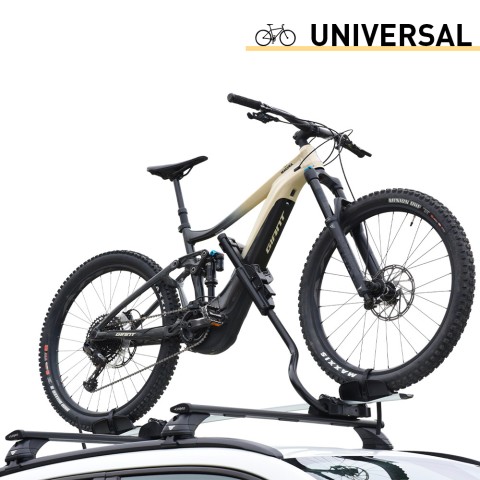 Universal steel bike carrier with anti-theft device Pesio car roof bars Promotion