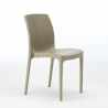 Love Set Made of a 90x90cm White Square Table and 4 Colourful BOHÈME Chairs Cost