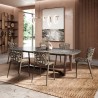 Modern indoor outdoor stackable chair kitchen dining room restaurant Amber Discounts
