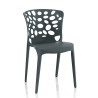 Modern indoor outdoor stackable chair kitchen dining room restaurant Amber Characteristics