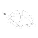 Camping igloo pop up tent Strato 2 persons Automatic Brunner Cost