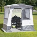Camping tent storage kitchen 150x200 Coriander I Brunner Catalog