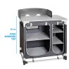 Camping kitchen cabinet 2 compartments Azabache CT Square Brunner On Sale