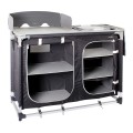 Camping kitchen cabinet with sink and shelves Azabache CTW Square HWT Brunner Promotion