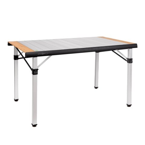 Camping table 120,5x70 folding aluminium wood Quadra Tropic 4 Brunner Promotion