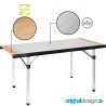 Quadra Tropic 6 Brunner folding camping table with wooden aluminium top 146x70 Discounts