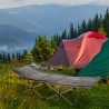 Portable folding camp bed 60x185cm camping foldable Leiskite On Sale