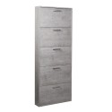 High entrance shoe rack 5 doors 15 pairs of shoes grey KimShoe 5SG Offers