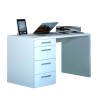 Modern white 4-drawer smartworking office desk 110X60 KimDesk WS Offers