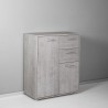 Multipurpose drawer cabinet office living room 2 compartments 2 drawers Ruj Sale