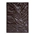Rectangular brown zebra design living room rug Double MAR007 On Sale
