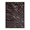 Brown Zebra Pattern Rectangular Rug for Living Room Double MAR007 On Sale