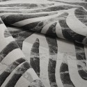 Modern Rectangular Zebra Pattern Rug, Grey and Black, Double GRI006 Offers