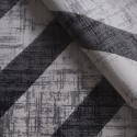 Rectangular modern geometric design carpet grey black Double GRI008 Offers