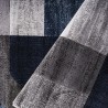 Modern geometric design rug blue grey Double BLU005 Offers