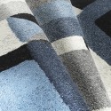 Rectangular geometric style living room modern design carpet BLU019 Offers