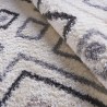 Rectangular shaggy long pile modern hypoallergenic carpet BIA003 Offers