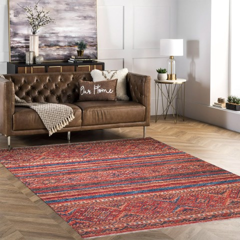 Multicoloured non-slip rectangular living room bedroom carpet KILI01 Promotion