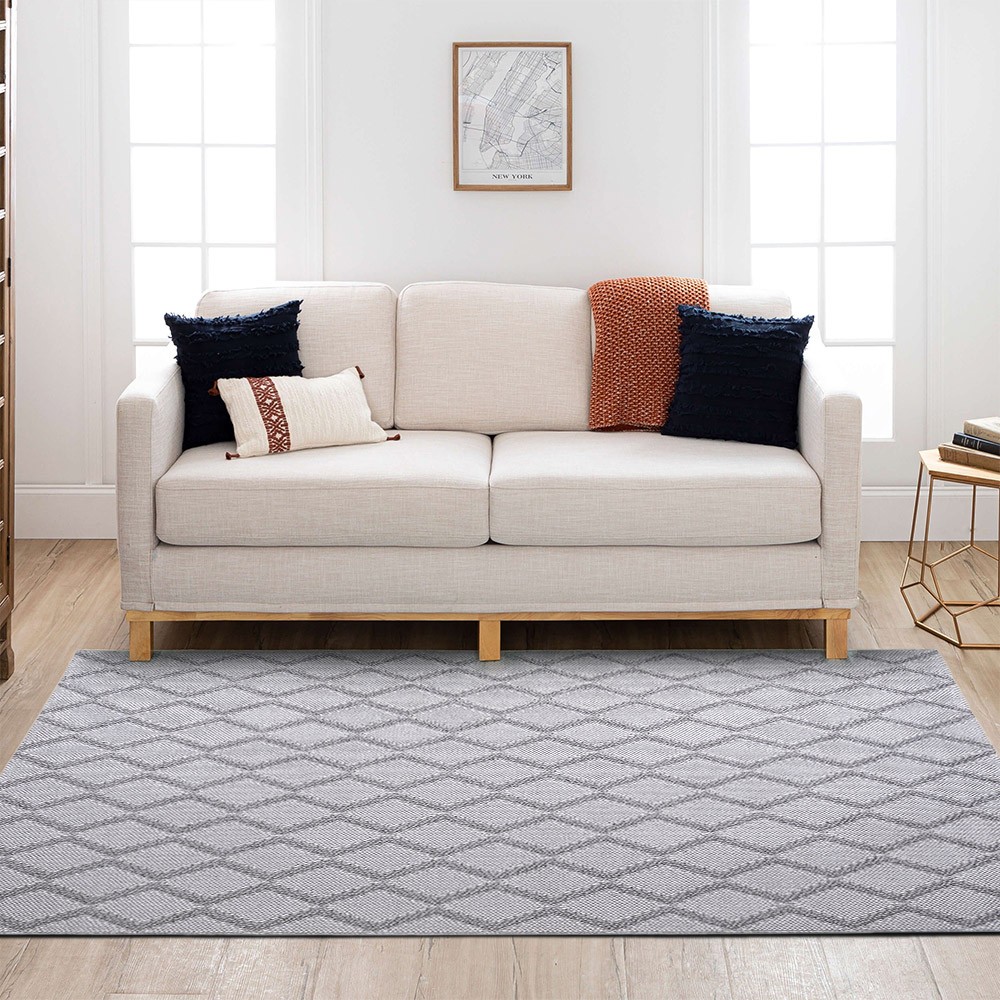 Modern Rectangular Indoor/Outdoor Rug for Living Room or Veranda CSGRI002
