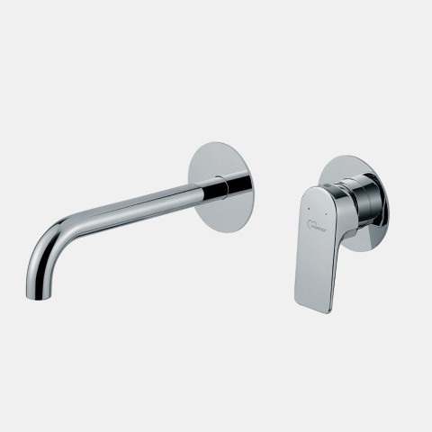 Built-in wall basin mixer 2 separate plates 170mm E5001T Promotion