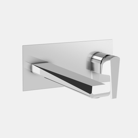 Single built-in wall mounted basin mixer 220mm E1003C Promotion