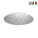 Round steel shower head ø34cm built into the ceiling FRM39105 On Sale