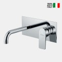 Single built-in wall mounted basin mixer 220mm E5003C On Sale