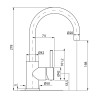 Single lever bridge spout kitchen sink mixer E41012 TCB Offers