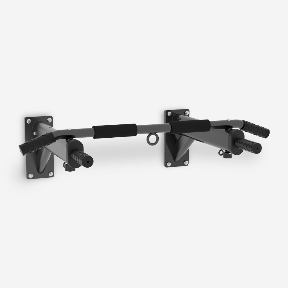Professional wall-mounted multi-grip steel pull-up bar Scraper