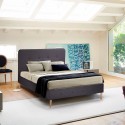 Friborg Complete Small Double Bed in Fabric with Mesh 120x190 cm Promotion