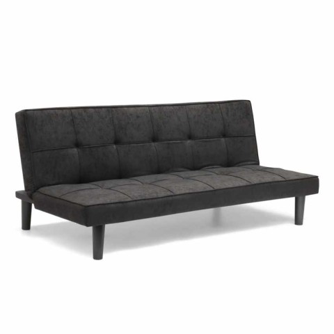 copy of 2-Seat Fabric Sofa Bed For Home And Office Giada Dark Promotion