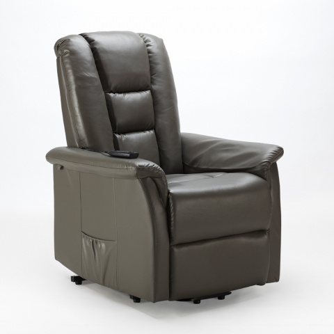 copy of Electric leather reclining relaxation armchair with lifter Joanna Promotion