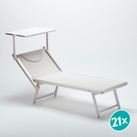 copy of Italia Professional Sun Lounger With Built-in Headrest And Sunshade Promotion
