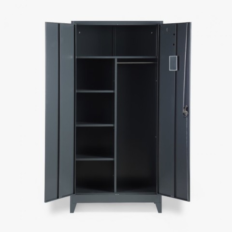 copy of 2 Door metal office cabinet 90x40 H180 with lockable document holder VESuvIO Promotion