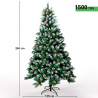 copy of Artificial Christmas tree with decorations decorated 240 cm Oulu Catalog