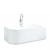 copy of Freestanding bathtub rounded corner resin fiberglass Panarea Discounts