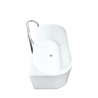 copy of Freestanding bathtub rounded corner resin fiberglass Panarea Characteristics
