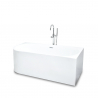 copy of Freestanding bathtub rounded corner resin fiberglass Panarea Model