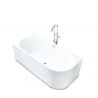 copy of Freestanding bathtub rounded corner resin fiberglass Panarea Cost