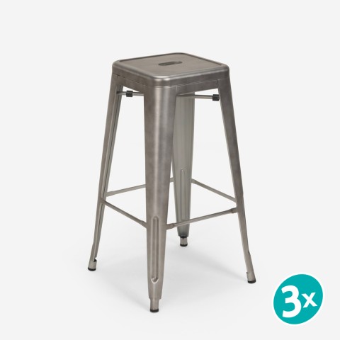 copy of vintage industrial design metal stool for bar and kitchen Lix style steel stale Promotion