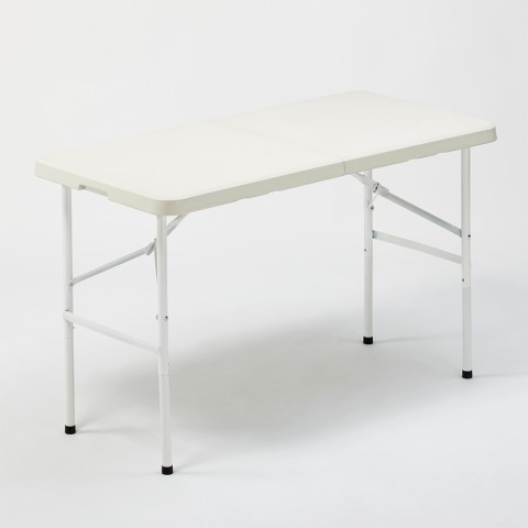 copy of Folding plastic table 122x60 for garden and camping Pelvoux Promotion