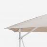 copy of Garden umbrella 3x3 off-center lateral pole white Napili Discounts