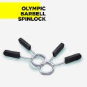 2 x spring-loaded discus retainer for 50 mm Olympic Flylock barbell On Sale
