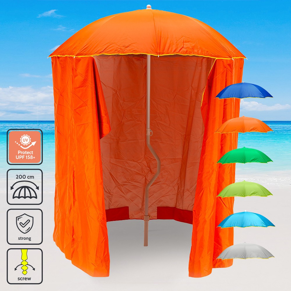 Zeus GiraFacile® Beach Umbrella with removable Tent